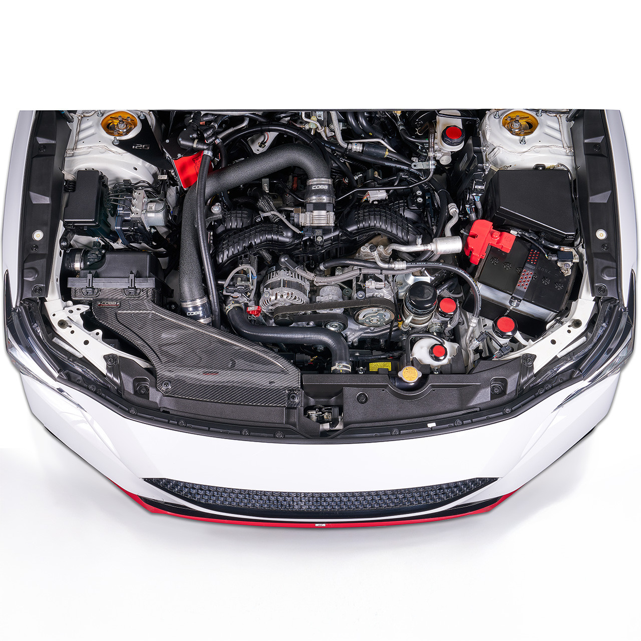 IAG Revolve Engine Bay Dress-Up Cap Kit for 22-26 WRX - Install Back