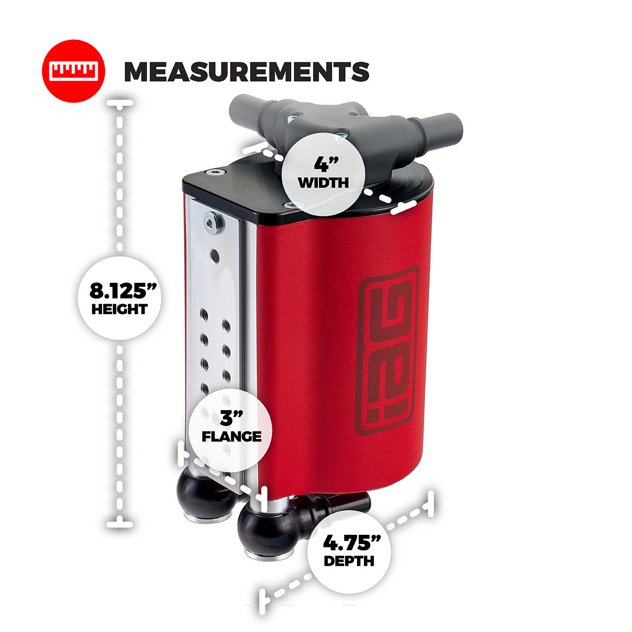 IAG Universal Air / Oil Separator (AOS) - Measurements
