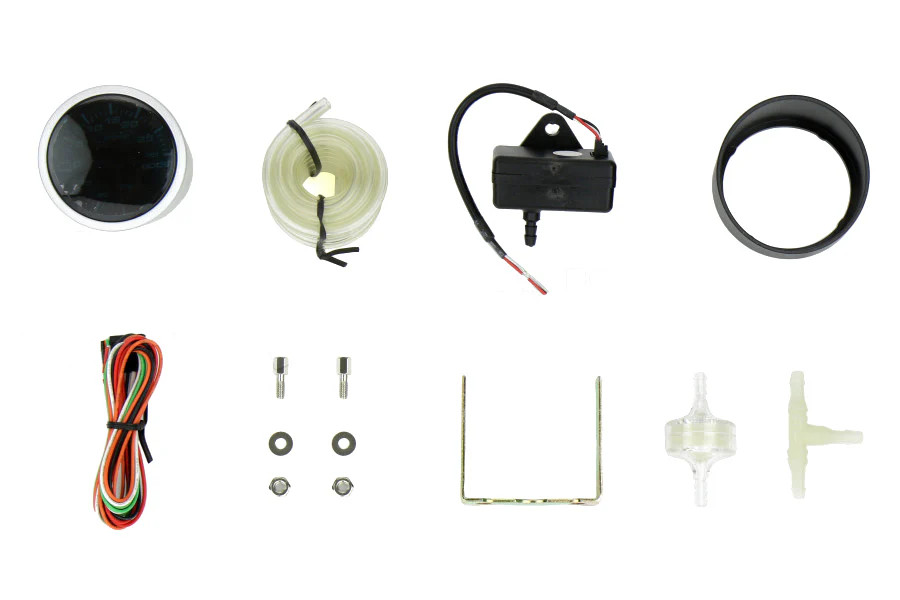 Prosport 52mm Green/White Electrical Boost Gauge - Parts