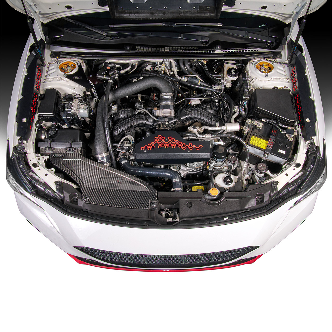 IAG Fender Shrouds For 2022+ Subaru WRX - Red Install 2