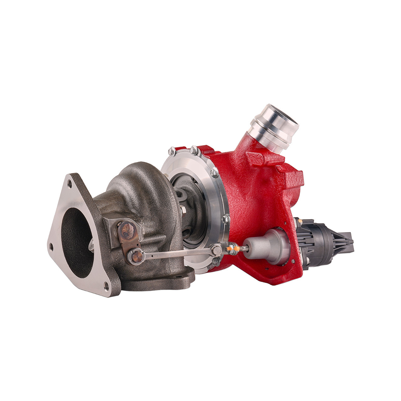 IAG 600 Ball Bearing Turbocharger with Wastegate for 2022+ Subaru WRX FA24F - Side Angle 2