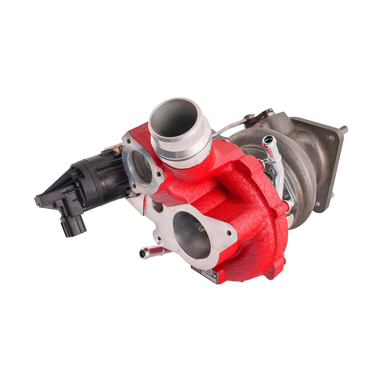 IAG 600 Ball Bearing Turbocharger with Wastegate for 2022+ Subaru WRX FA24F - Coolant Pipes Installed