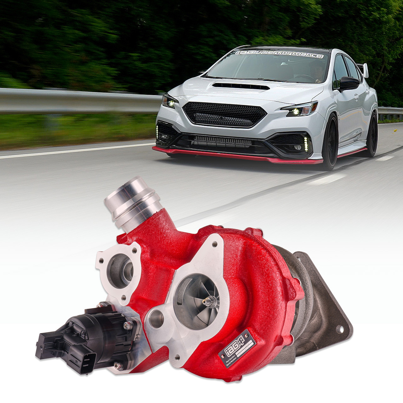 IAG 600 Ball Bearing Turbocharger with Wastegate for 2022+ Subaru WRX FA24F