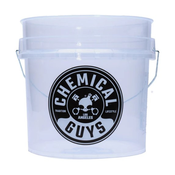 Chemical Guys Heavy Duty Ultra Clear Detailing Bucket - Case of 12 - ACC106