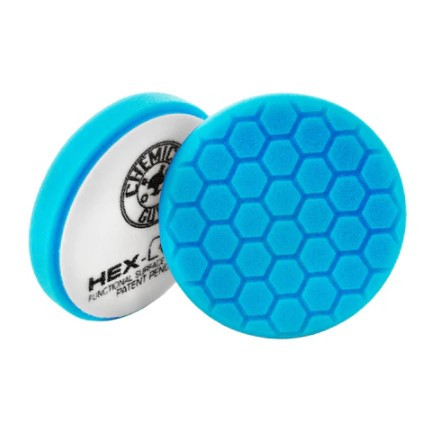 Chemical Guys Hex-Logic Light Polishing/Finishing Pad Blue (6.5 Inch) - Case of 12