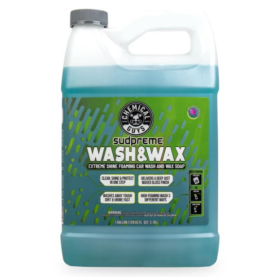 Chemical Guys Sudpreme Wash & Wax Car Wash Soap - 1 Gallon - Case of 4