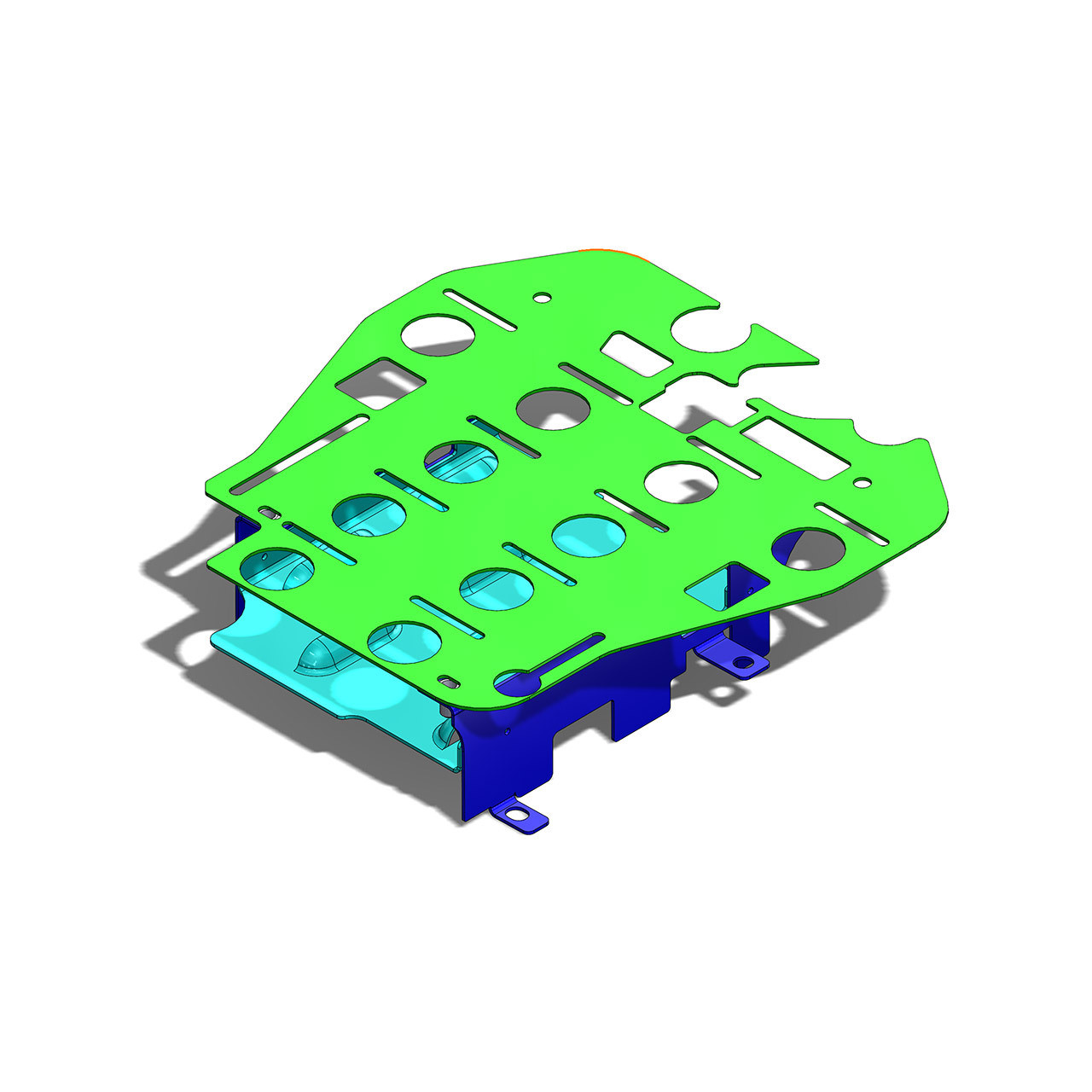 IAG Performance Oil Control Baffle, Windage Tray CAD Model