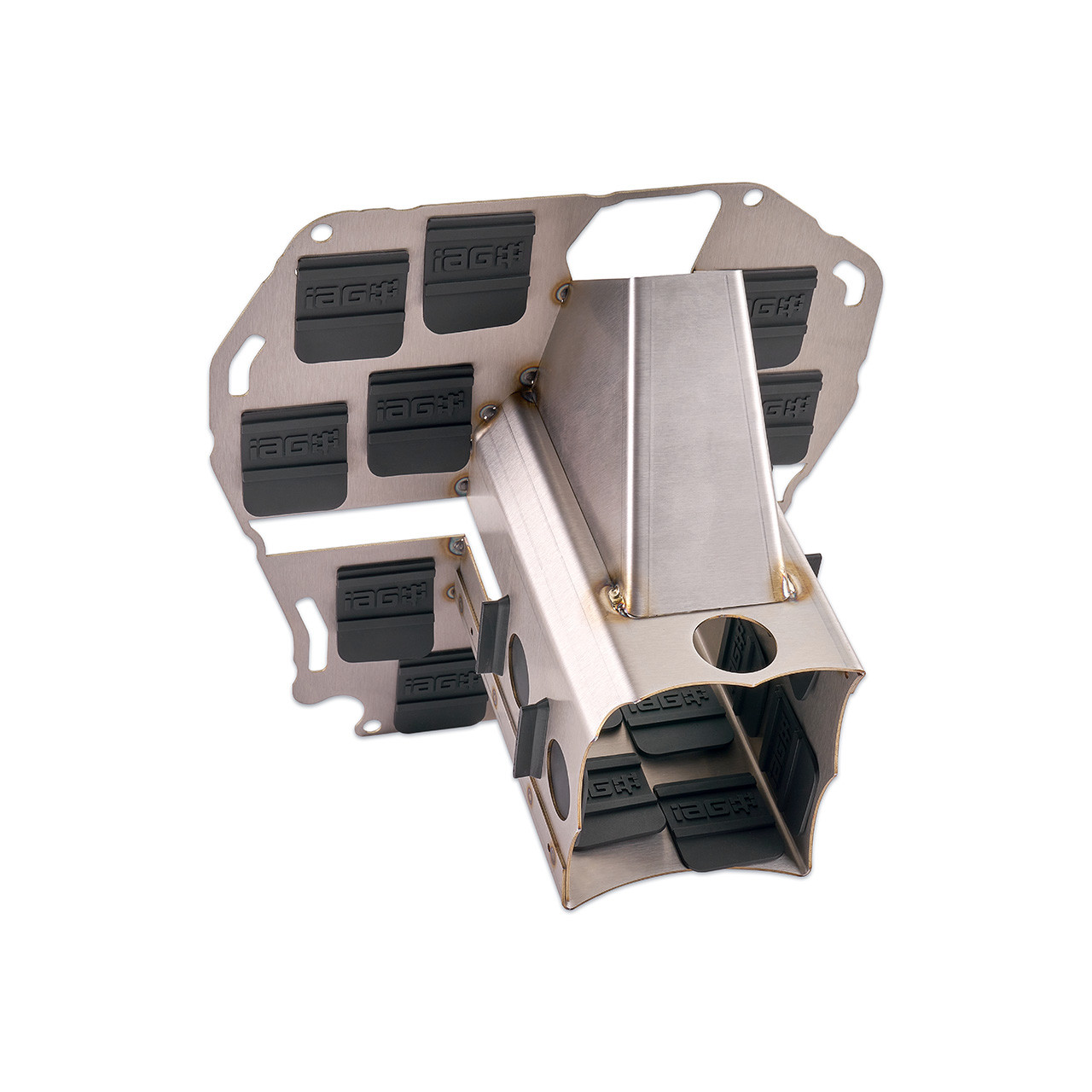 IAG Subaru WRX STI EJ Competition Series Oil Pan Baffle - Angle 2