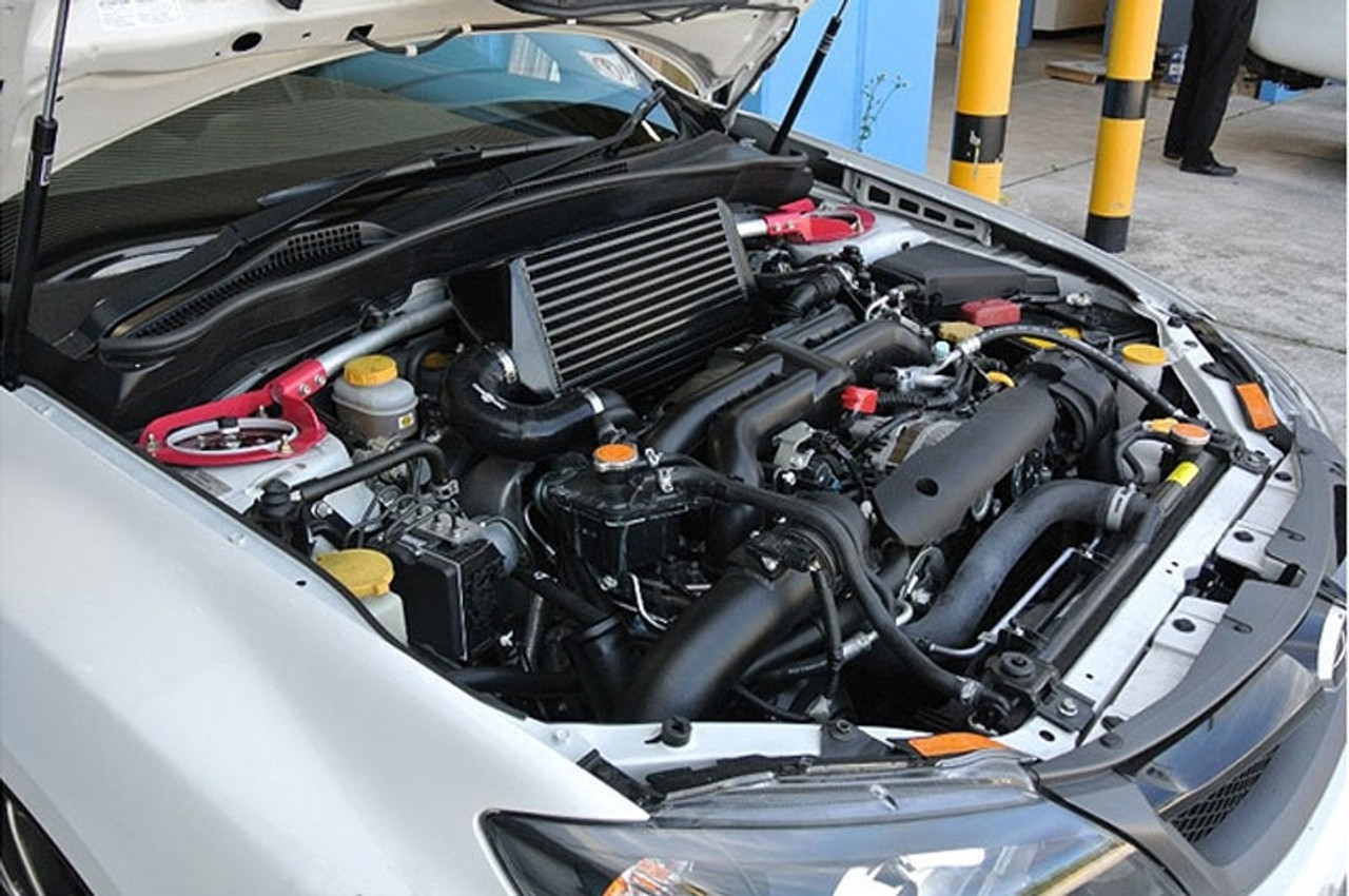 200814 Subaru WRX Process West Verticooler Top Mount Intercooler in