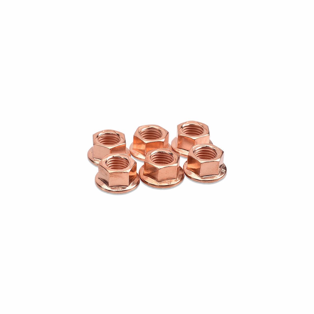 IAG M10 Copper Exhaust Nuts (Pack of 6)