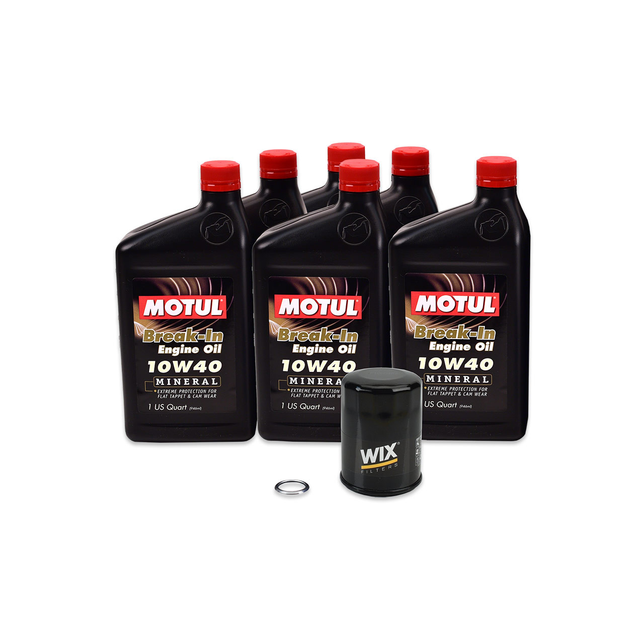 IAG MOTUL Engine Break-In Oil Change Service Package w/ Extra Quart For 2002-14 Subaru WRX, 2004-21 STI