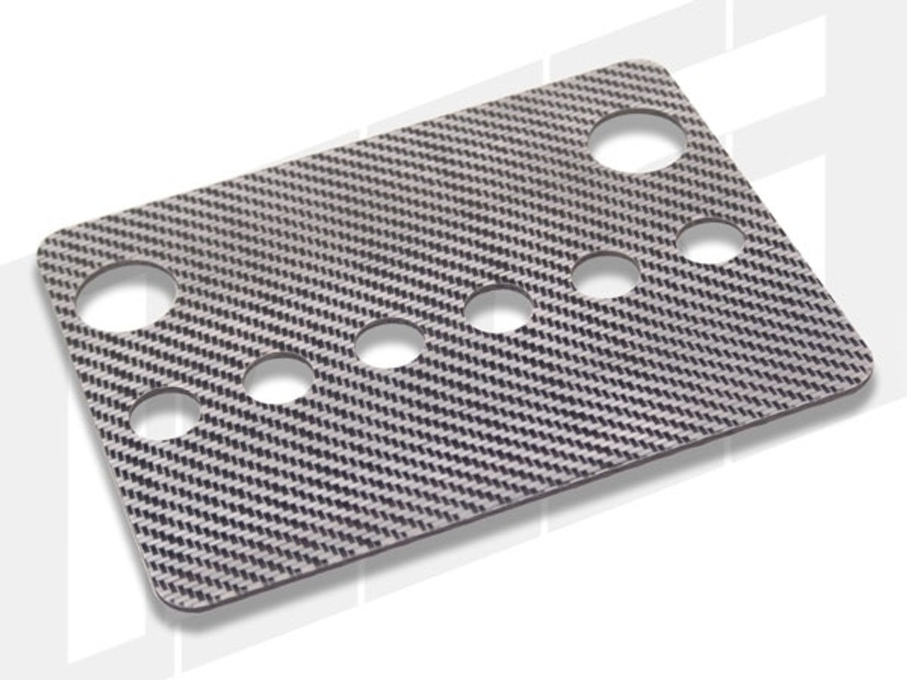 OCD Carbon Fiber Battery Cover for OEM Panasonic Battery - Silver