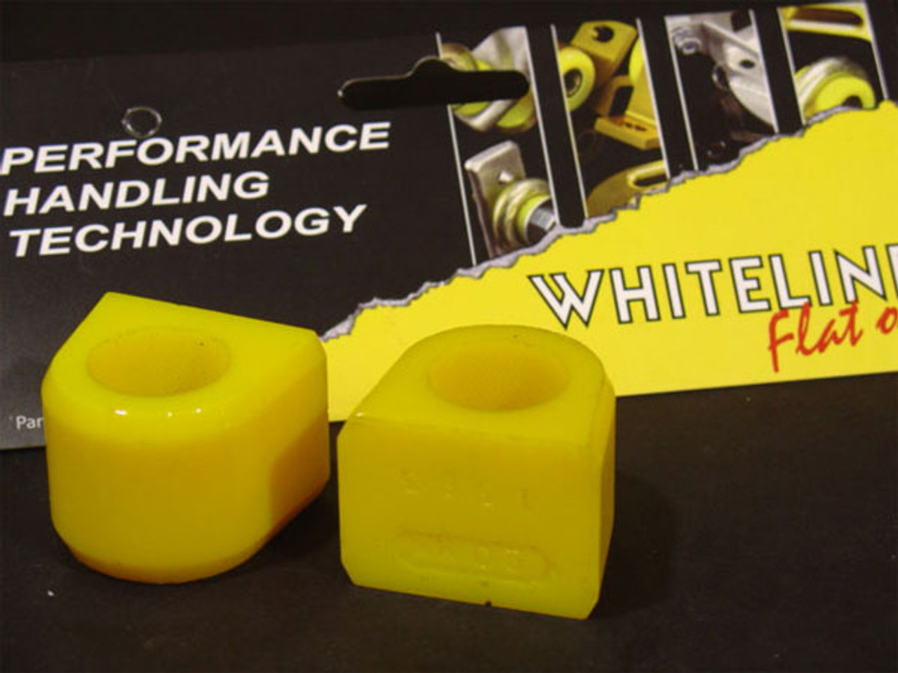 Whiteline Rear 20mm Poly Subaru Sway Bar Bushing Kit (Yellow) for 2002-07 Subaru WRX Sedan / Wagon
