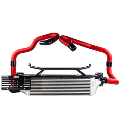 Turbo XS FMIC 2015-2021 Subaru STI - Wrinkle Red Pipes - STI15-FMIC-RED Turbo XS FMIC 2015-2021 Subaru STI - Wrinkle Red Pipes - STI15-FMIC-RED