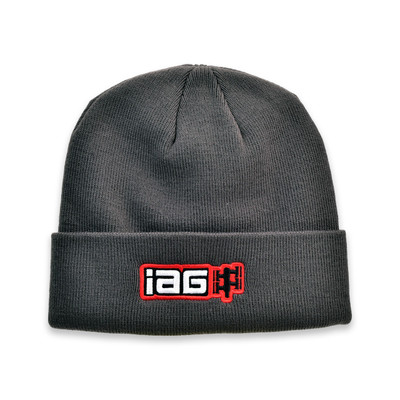 IAG Performance Boxer Logo Watch Cap Beanie (Gray) IAG Performance Boxer Logo Watch Cap Beanie (Gray)