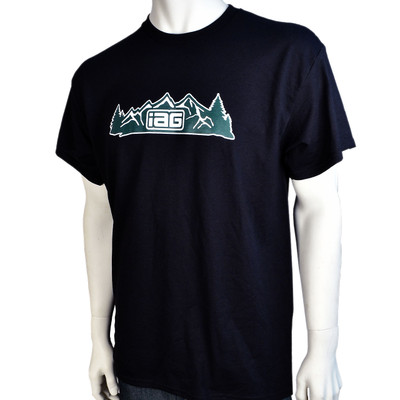 IAG Mountain Logo Black T-Shirt IAG Mountain Logo Black T-Shirt