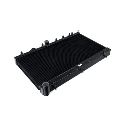 CSF 02-07 Subaru WRX/STI Radiator - Black Finish - Back
