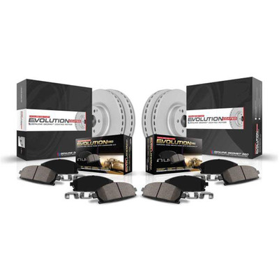Power Stop 15-18 Subaru Legacy Front & Rear Z17 Evolution Geomet Coated Brake Kit