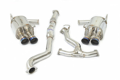 Invidia 2022+ Subaru WRX Q300 Single Layer Titanium Burnt Quad Tip Cat-back Exhaust Invidia 2022+ Subaru WRX Q300 Single Layer Titanium Burnt Quad Tip Cat-back Exhaust