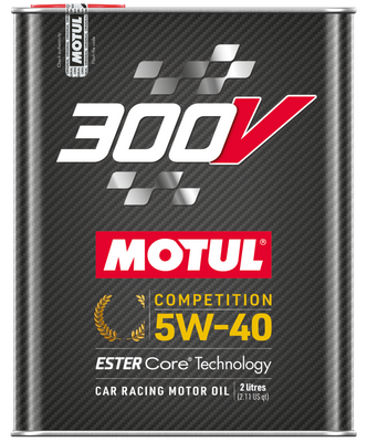 Motul Synthetic-ester Racing Oil 300V COMPETITION 5W40 2L - 110817-1 - Primary Motul Synthetic-ester Racing Oil 300V COMPETITION 5W40 2L - 110817-1 - Primary