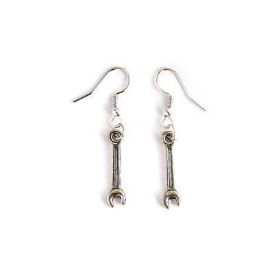Garage Girls Jewelry Mini Wrench Earrings