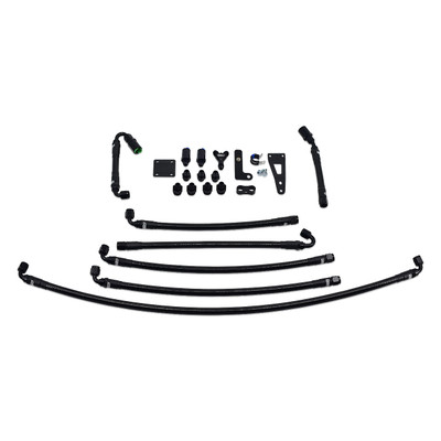 IAG Performance PTFE Fuel Line Kit Parts Layout for use with COBB Flex Fuel Sensor in the 06-07 WRX, 06-07 STI IAG Performance PTFE Fuel Line Kit Parts Layout for use with COBB Flex Fuel Sensor in the 06-07 WRX, 06-07 STI