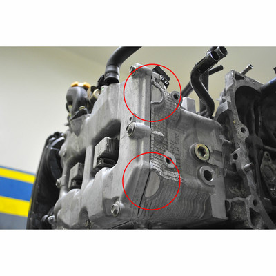 IAG Half Moon Valve Cover Cam Seals (4) For 02-06 WRX / STI / FXT / LGT Silver Finish