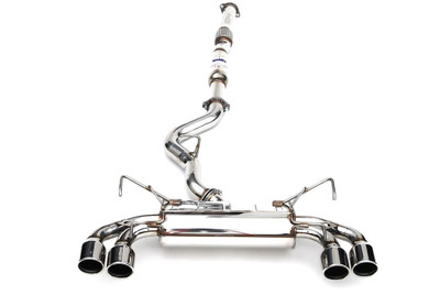 Invidia Q300 Dual Stainless Steel Tip Cat Back Exhaust for 2008-14 Subaru WRX & STI Hatchback Invidia Q300 Dual Stainless Steel Tip Cat Back Exhaust for 2008-14 Subaru WRX & STI Hatchback