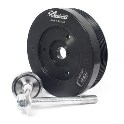 Fluidampr 2022+ Toyota GR86/Subaru BRZ (FA24F/FA24D) Steel Internally Balanced Damper w/Adapter Kit - 571111 - Angle 1