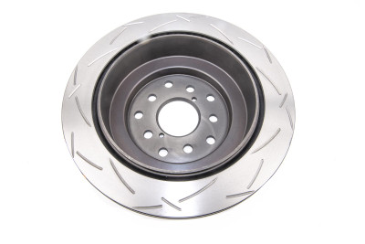 DBA Rear 4000 Series T3 Slotted Brake Rotor For 2004-07 Subaru WRX STI DBA Rear 4000 Series T3 Slotted Brake Rotor For 2004-07 Subaru WRX STI