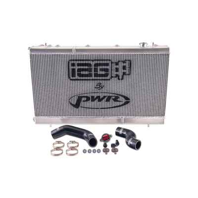 IAG Triple Pass Competition Series 55mm Radiator For 2002-07 WRX, 04-07 STI - Product Layout