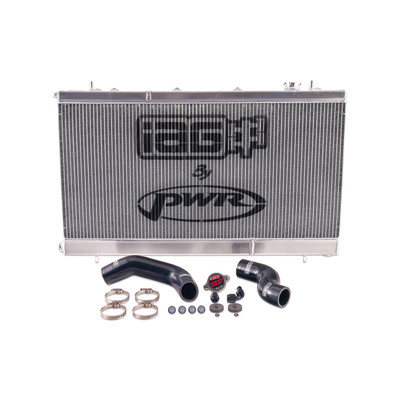 IAG Triple Pass Street Series 42mm Radiator for 2002-07 Subaru WRX , 04-07 STI - Layout