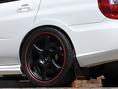 Subaru / FHI Painted Left Rear Quarter Fender Flares OEM on 2005-07 STI (Driver Side) Subaru / FHI Painted Left Rear Quarter Fender Flares OEM on 2005-07 STI (Driver Side)