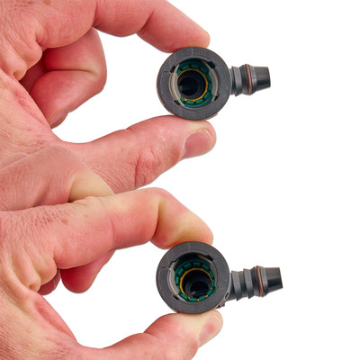 IAG 1/2" SAE Quick Connect Female to 11mm Hose Barb Right Angled (90 degrees) - Function