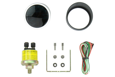 Prosport 52mm Green/White Oil Pressure Gauge - parts