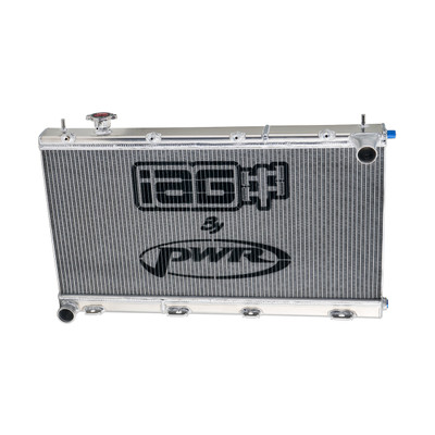 IAG Triple Pass Competition Series 55mm Radiator for 2015-21 Subaru WRX - Front