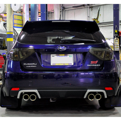 IAG RockBlocker Smoked Tail Light Overlay Film Kit for 2008-14 Subaru WRX / STI Hatchback IAG RockBlocker Smoked Tail Light Overlay Film Kit for 2008-14 Subaru WRX / STI Hatchback