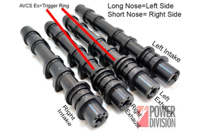 GSC S2 Billet Camshaft Set for the 2008-21 Subaru STI with Dual AVCS GSC S2 Billet Camshaft Set for the 2008-21 Subaru STI with Dual AVCS