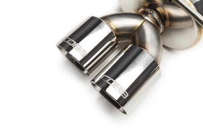 COBB Tuning 2015-21 Subaru WRX / STI Sedan 3" Cat Back Exhaust - Tips Close-up