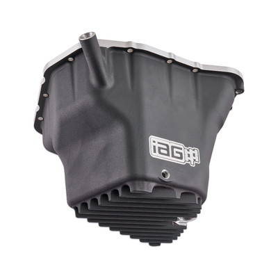 IAG Subaru EJ WRX STI Competition Series Oil Pan - Black Finish