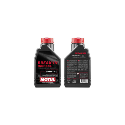 MOTUL 4T Break-In Engine Oil 10W-40 1 Liter - Front & Back