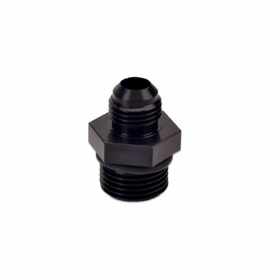 IAG Performance -6 AN  to -8 ORB Aluminum Fitting (Black Anodized Finish) IAG Performance -6 AN  to -8 ORB Aluminum Fitting (Black Anodized Finish)