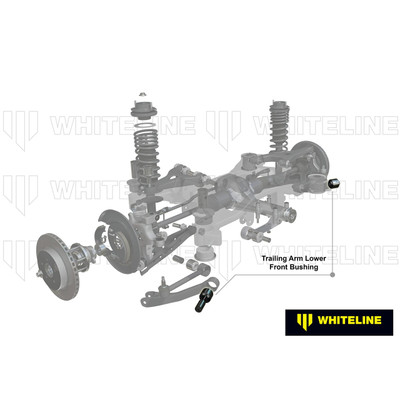 Whiteline Rear Trailing Arm Lower Front Bushing for 15-20 WRX, 15-21 STI, 13-20 BRZ / FR-S / 86 Whiteline Rear Trailing Arm Lower Front Bushing for 15-20 WRX, 15-21 STI, 13-20 BRZ / FR-S / 86