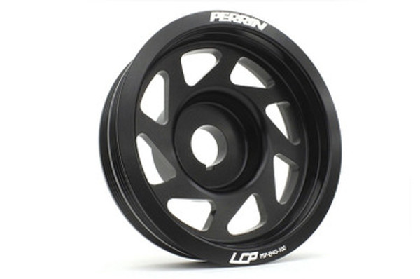 PERRIN Lightweight Black Crank Pulley For 2002-14 Subaru WRX