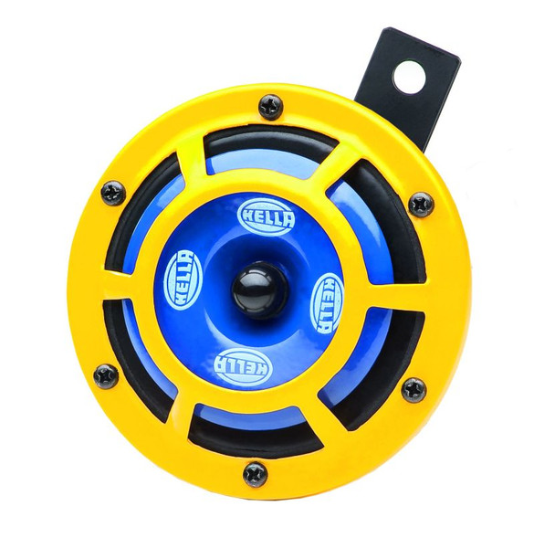 人気TOP Hella (3BB922000731 Yellow 415/350Hz 12V Kit Horn Sharptone サロペット・オーバーオール・オールインワン