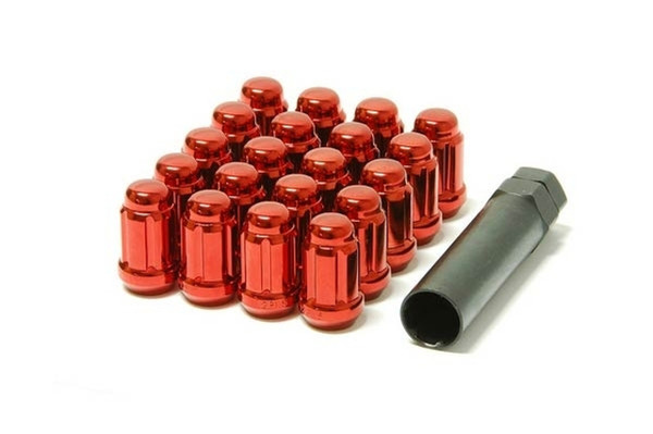 Wheel Mate Muteki Closed End Lug Nuts - Red 12x1.25