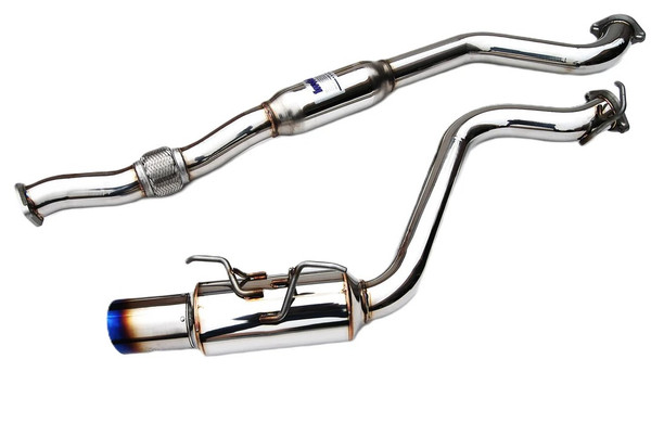 Invidia 08+ WRX Hatch 76mm REGULAR Titanium Tip Cat-back Exhaust