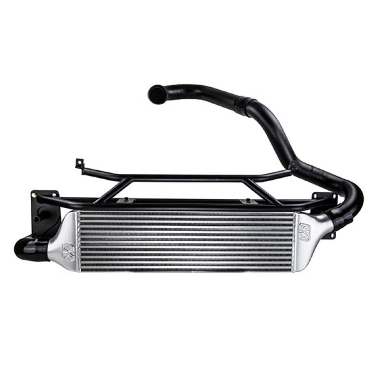 Turbo XS FMIC for 15-21 Subaru WRX - Wrinkle Black Pipes - W15-FMIC-BLK Turbo XS FMIC for 15-21 Subaru WRX - Wrinkle Black Pipes - W15-FMIC-BLK