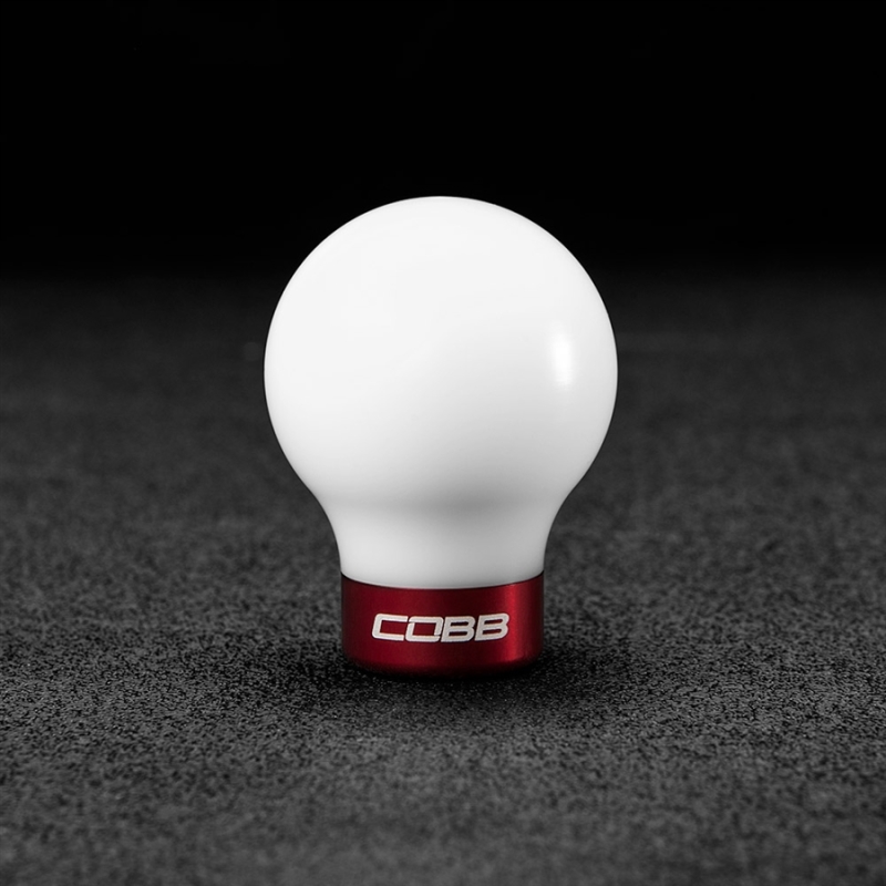 Cobb Subaru 6-Speed COBB Knob - White Knob w/ Race Red Cobb Subaru 6-Speed COBB Knob - White Knob w/ Race Red