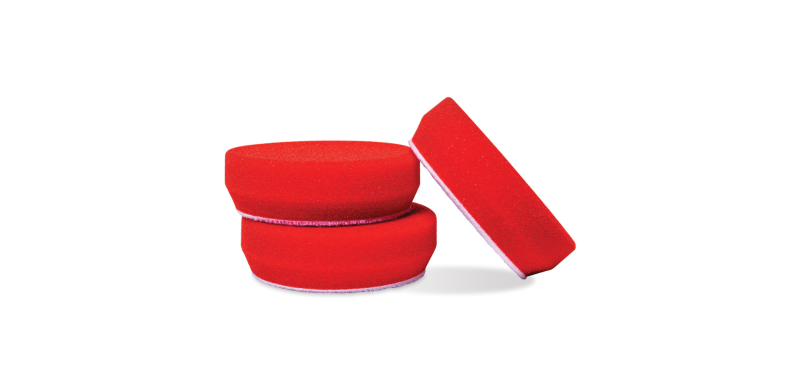 Griots Garage 3in Red Waxing Pads (Set of 3)